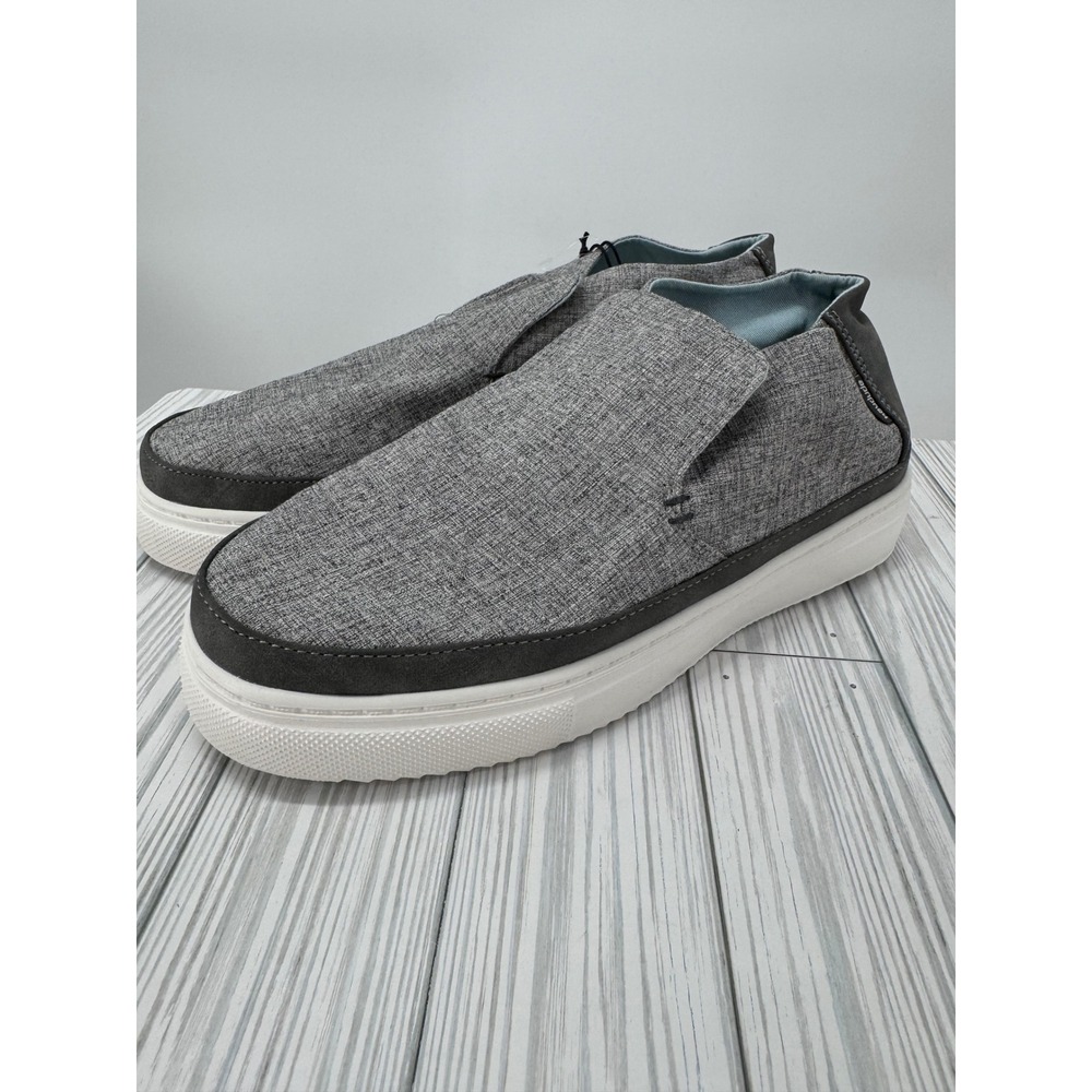 Hey Dude Peyton‎ Chambray Grey Slip On Loafer Casual Shoes Women's Size 11